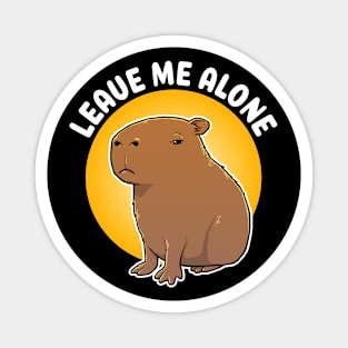 Leave me alone Capybara Cartoon Magnet